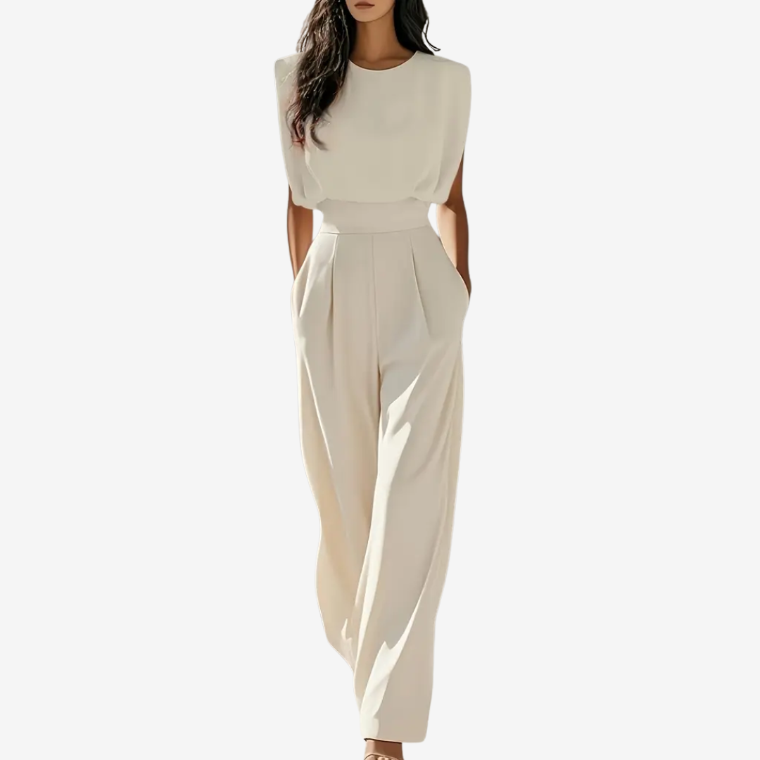 Helen | Flattering Belted Jumpsuit