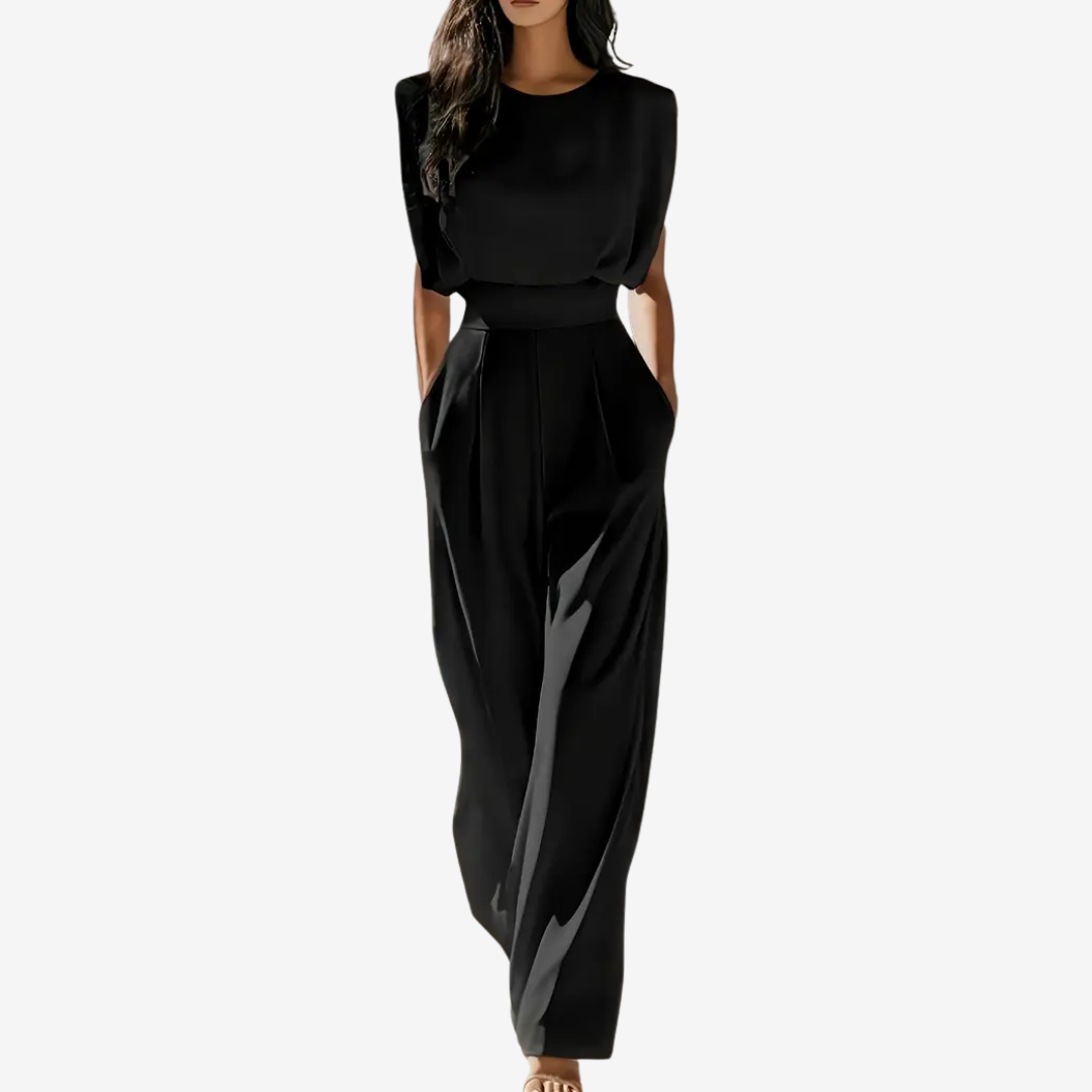 Helen | Flattering Belted Jumpsuit