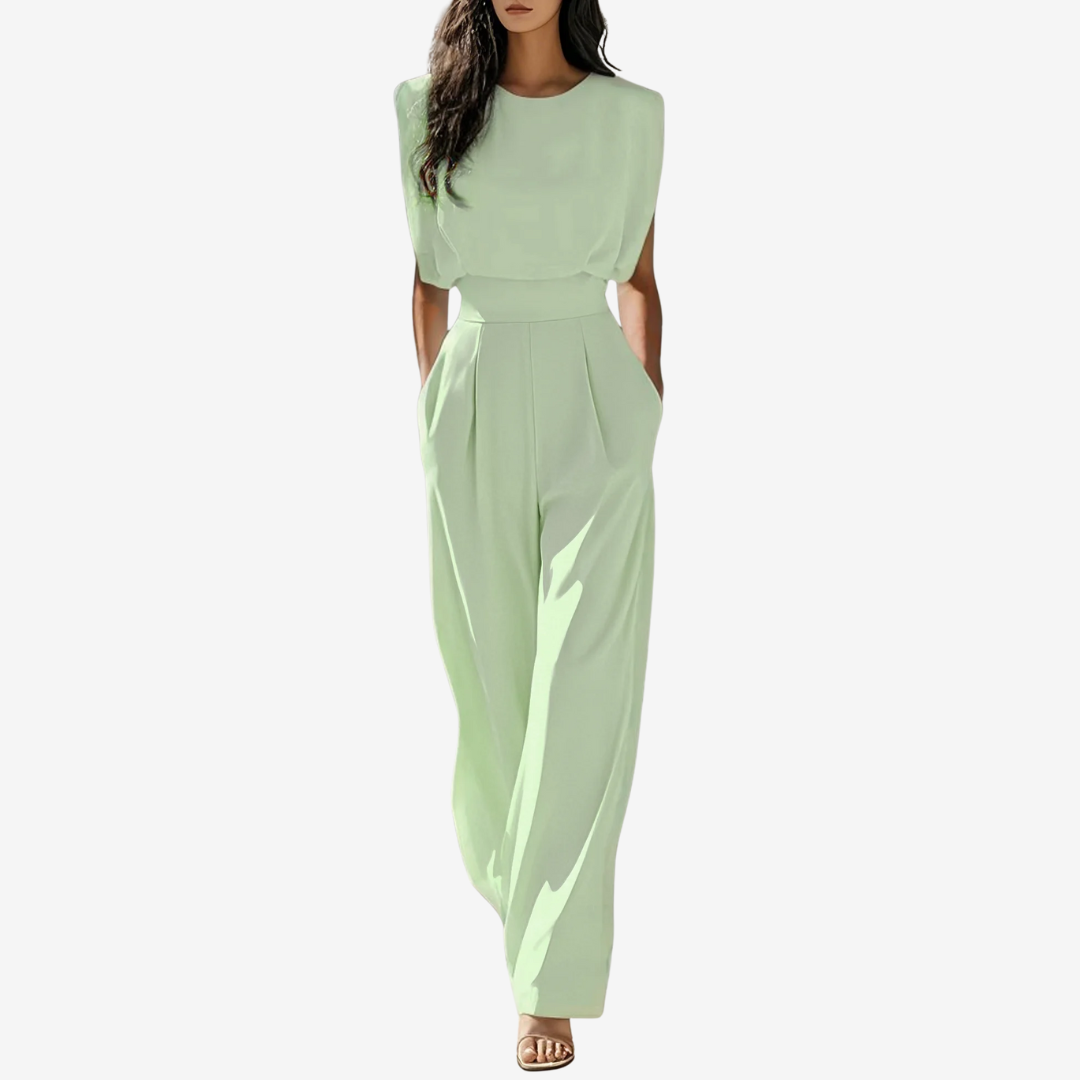 Helen | Flattering Belted Jumpsuit