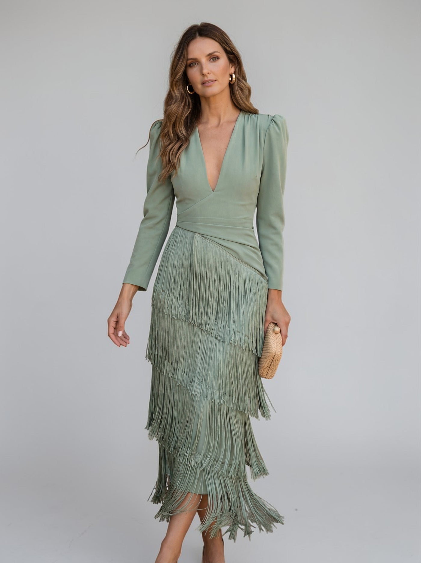 Octavia | Elegant Fringe Dress