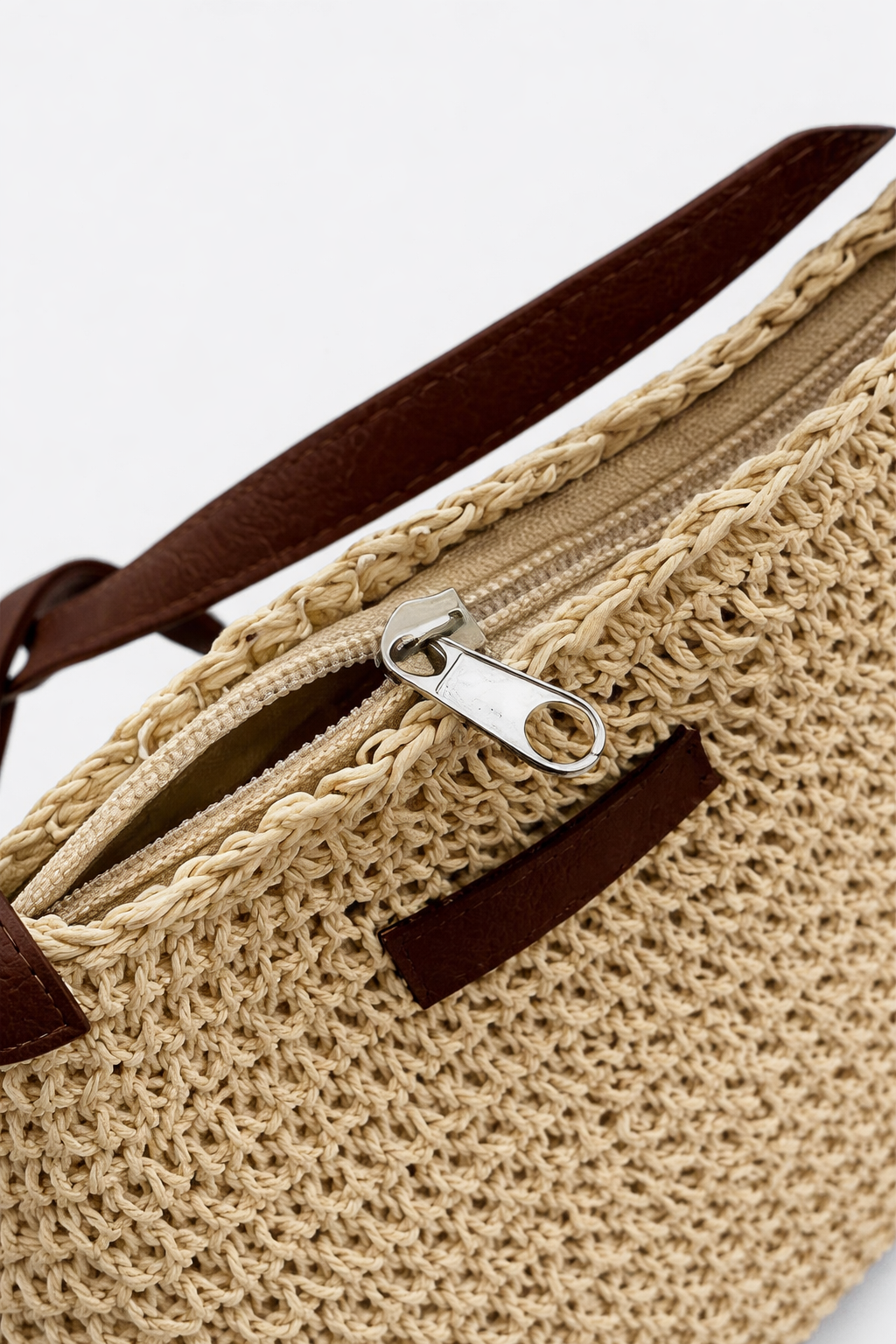 Kathy | Woven Straw Crossbody Bag