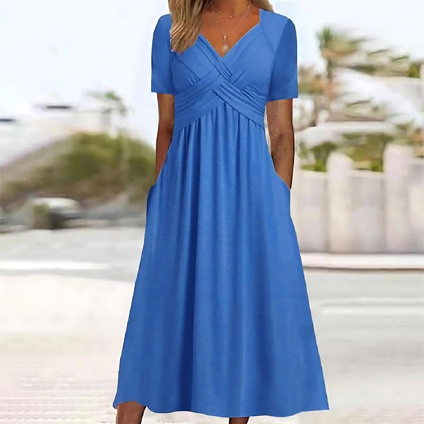 Paige | Elegant A-Line Midi Dress