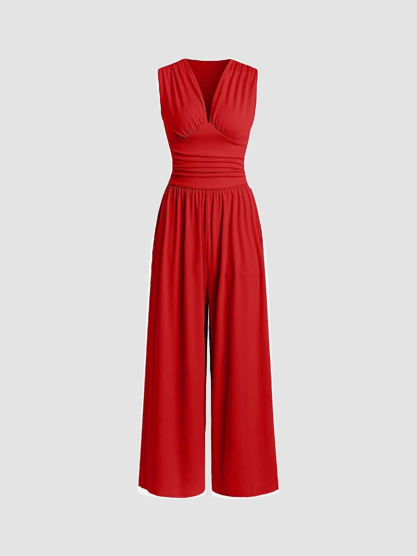 Grace | Chic Sleeveless Wide-Leg Jumpsuit