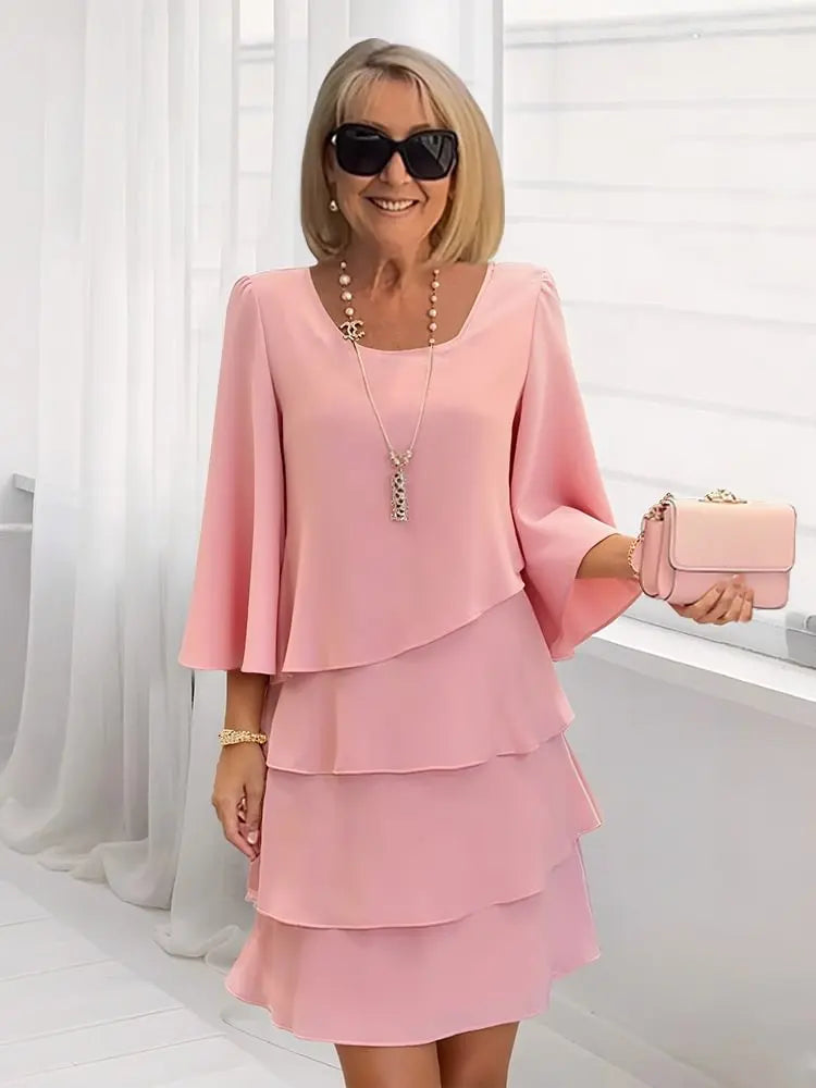 Sharon | Elegant Tiered Dress