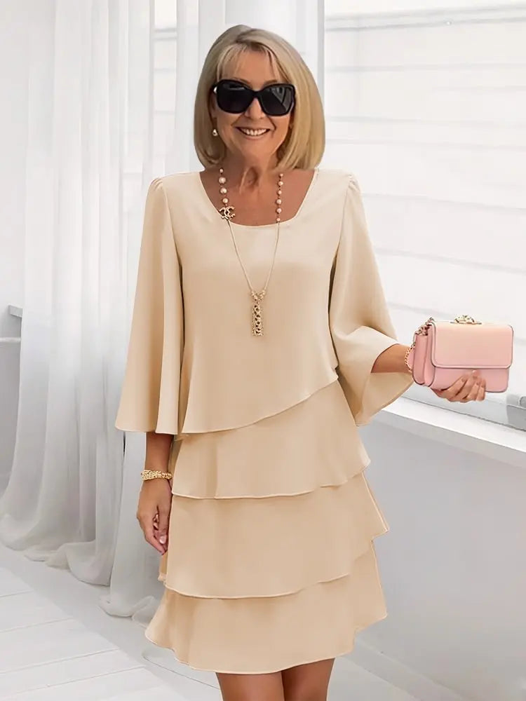 Sharon | Elegant Tiered Dress