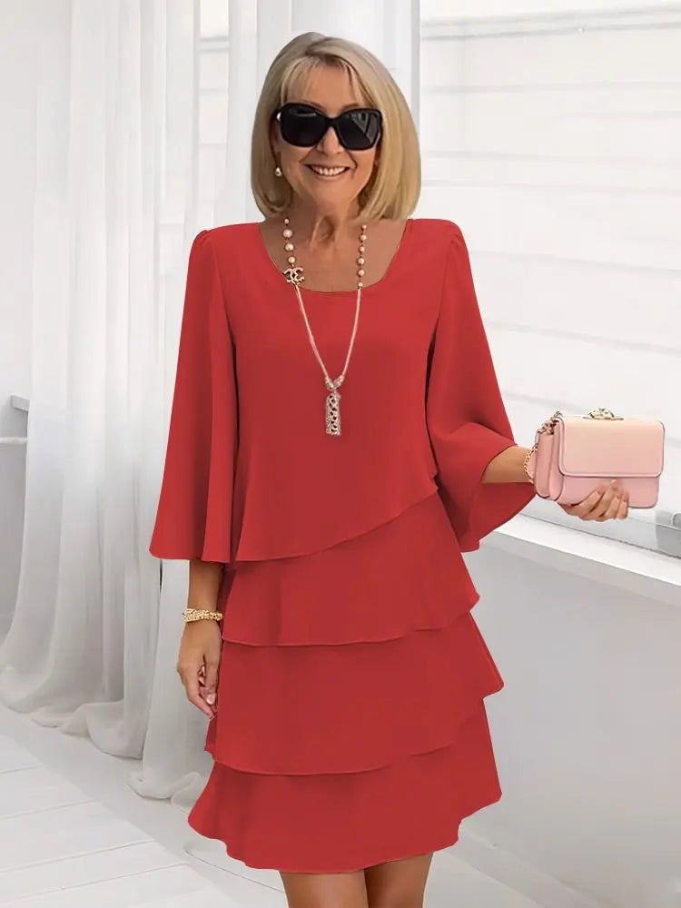 Sharon | Elegant Tiered Dress