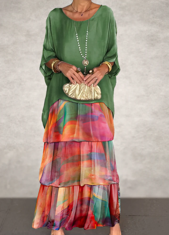 Meliora | Elegant Flowing Maxi Dress