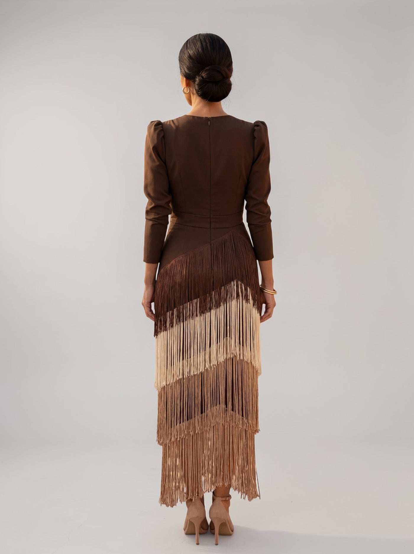 Octavia | Elegant Fringe Dress