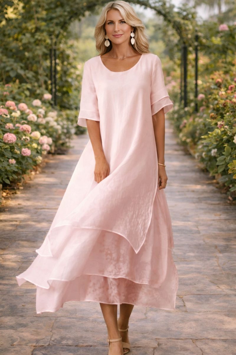 April | Flowing Layered Maxi Dress