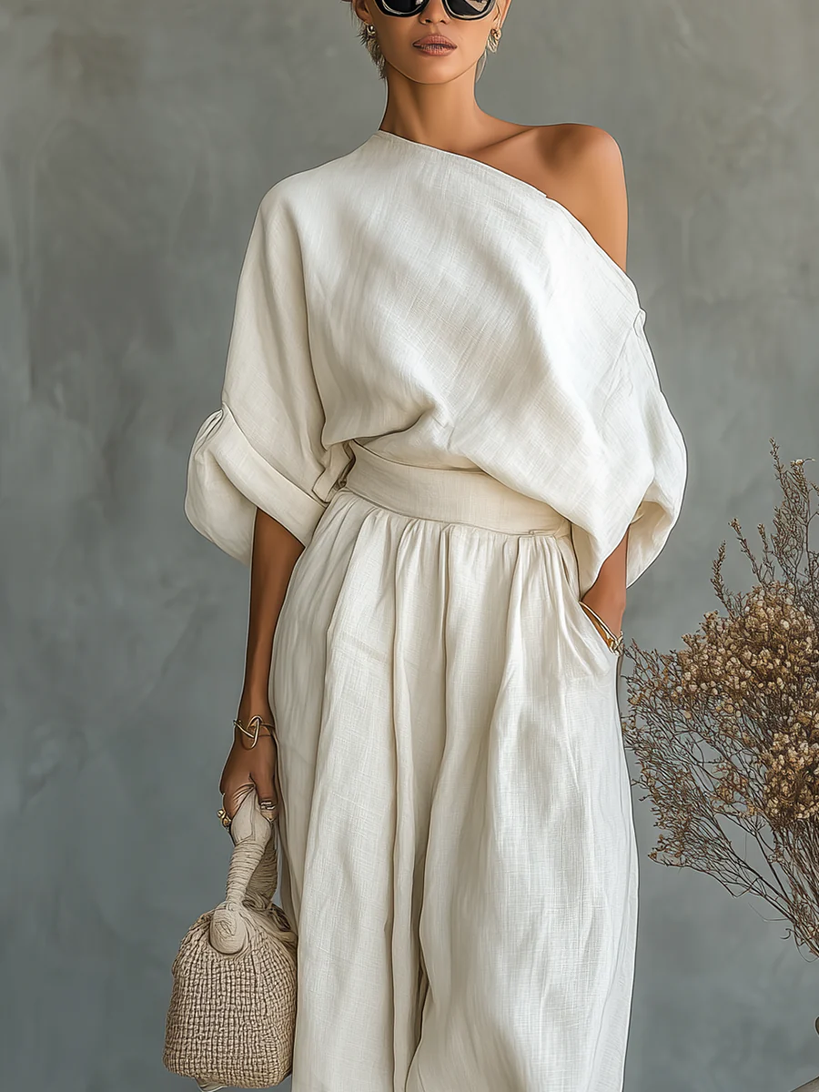 Mila | Asymmetric One-Shoulder 2-Piece Set