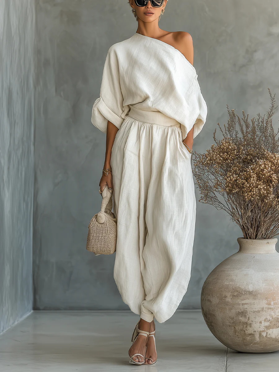 Mila | Asymmetric One-Shoulder 2-Piece Set