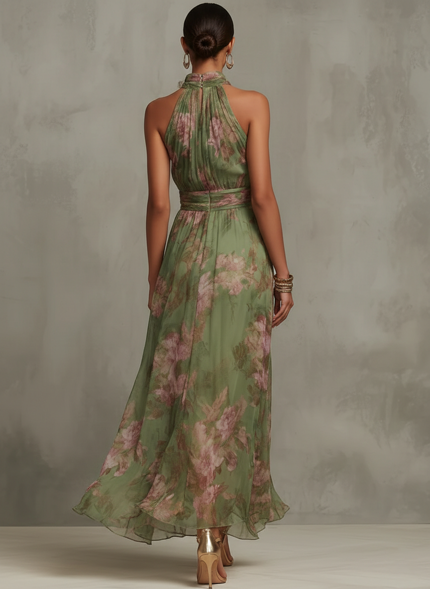 Teresa | Elegant Dress with Floral Pattern