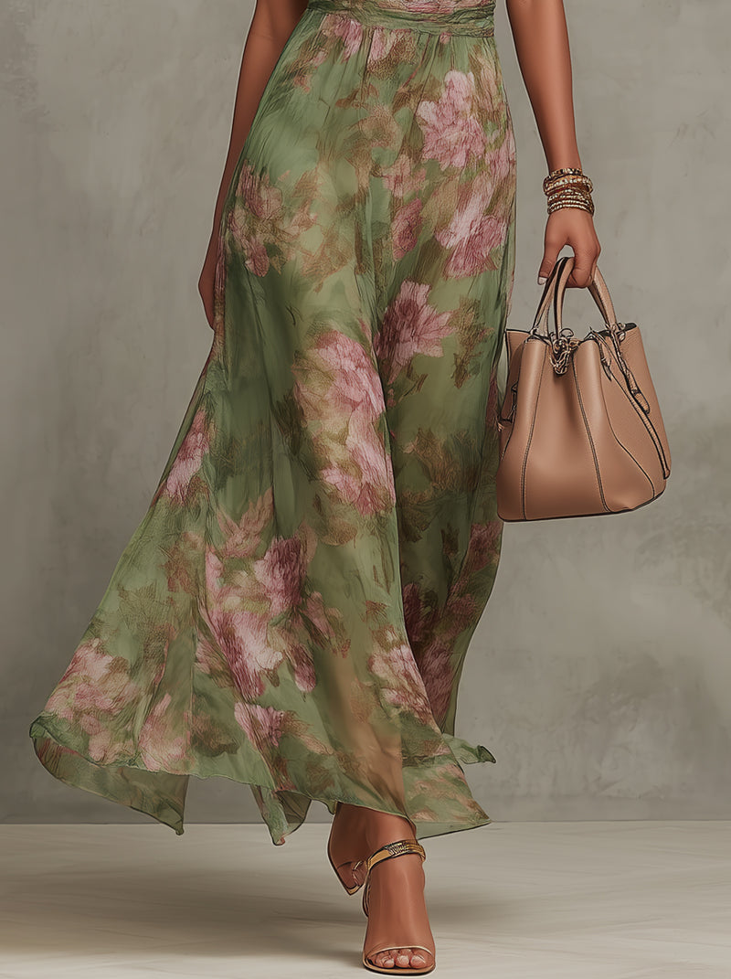 Teresa | Elegant Dress with Floral Pattern
