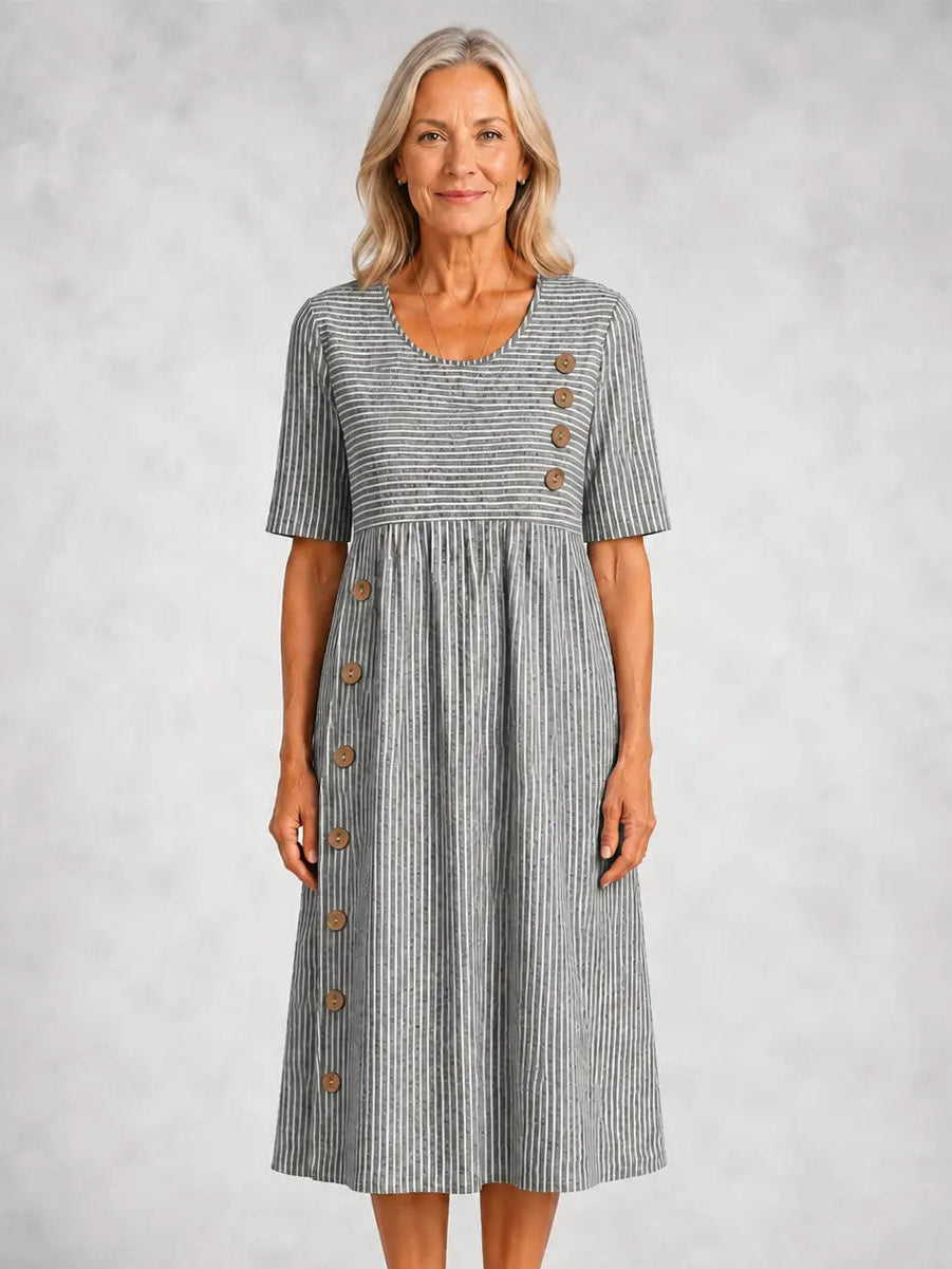 Hilary | Striped Summer Dress