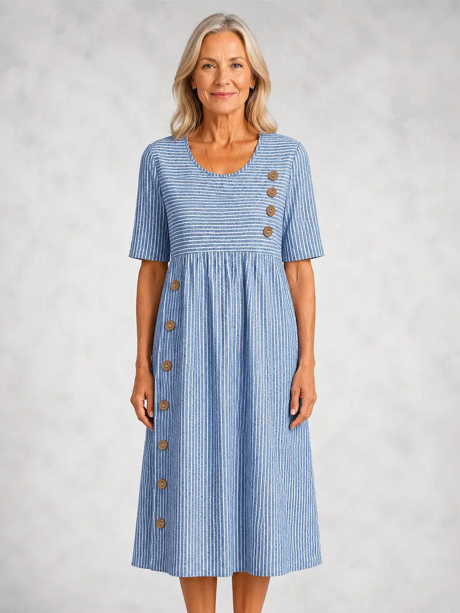 Hilary | Striped Summer Dress