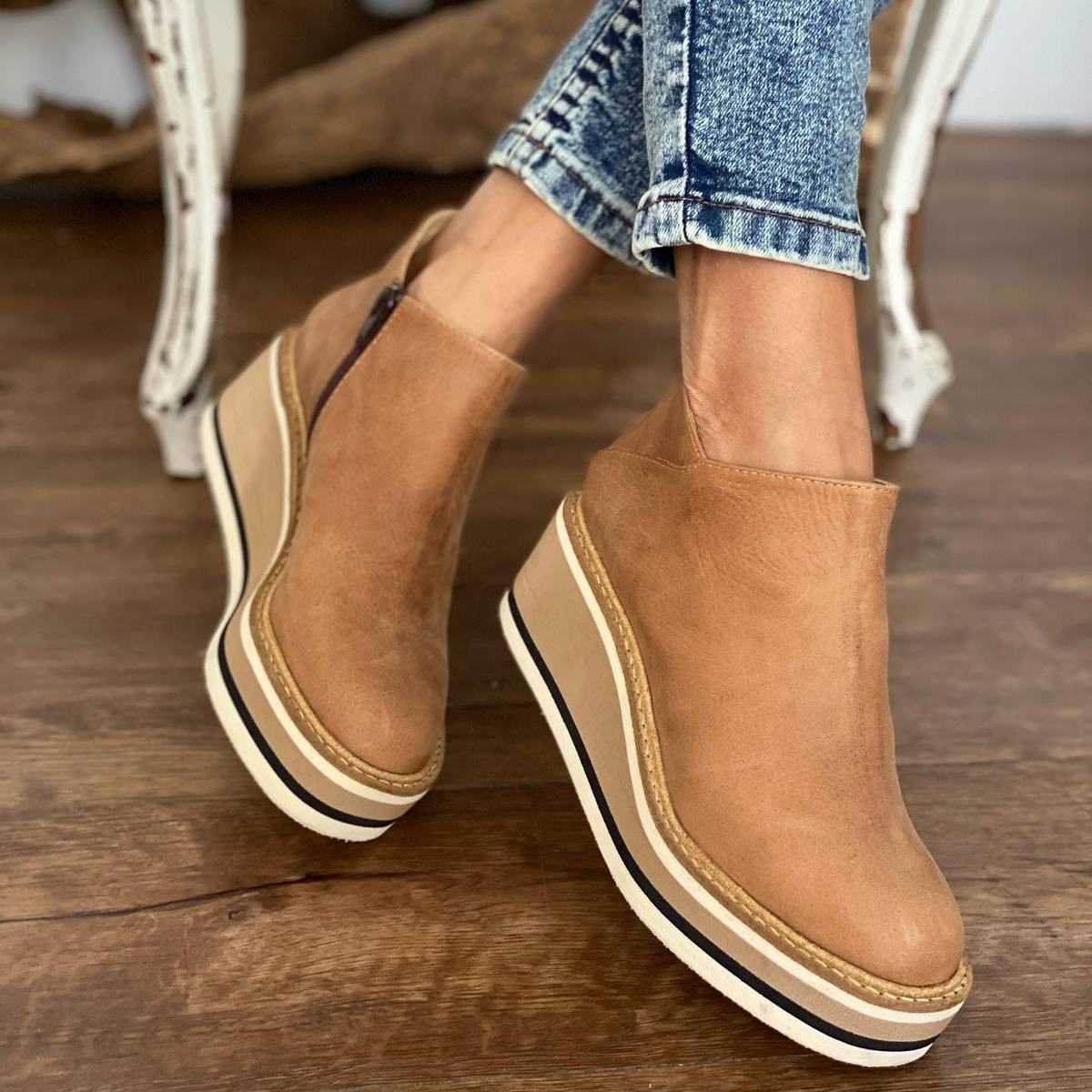 Harlow | Wedge Ankle Boot