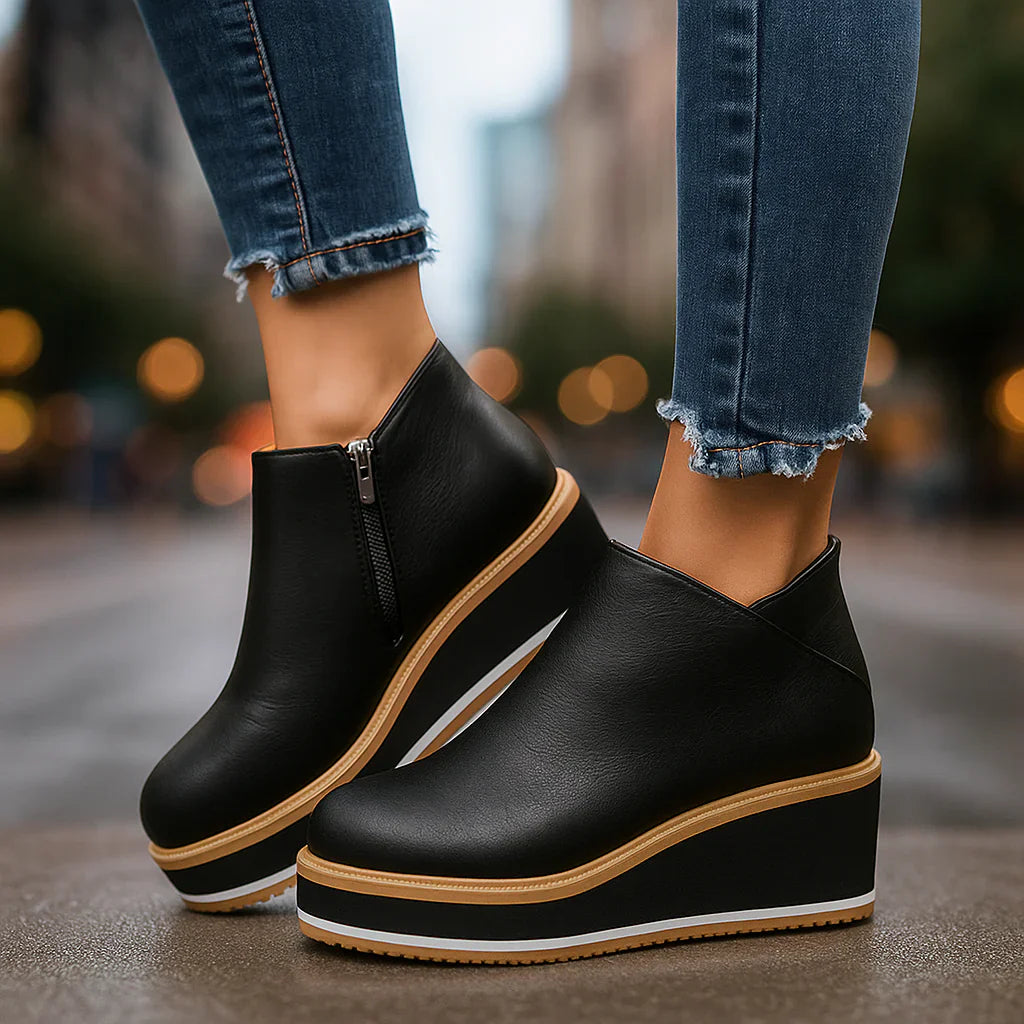 Harlow | Wedge Ankle Boot