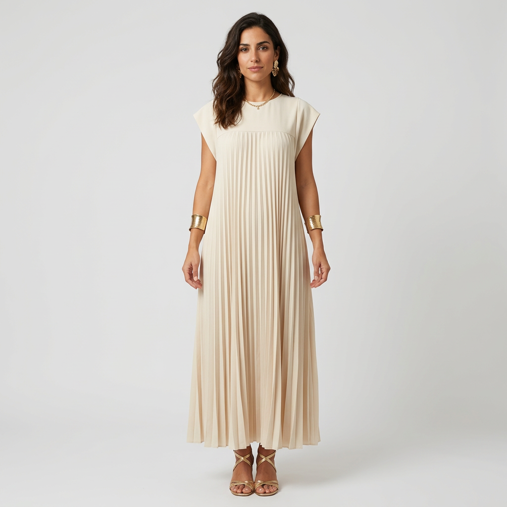 Lucy | Flowing Pleated Maxi Dress