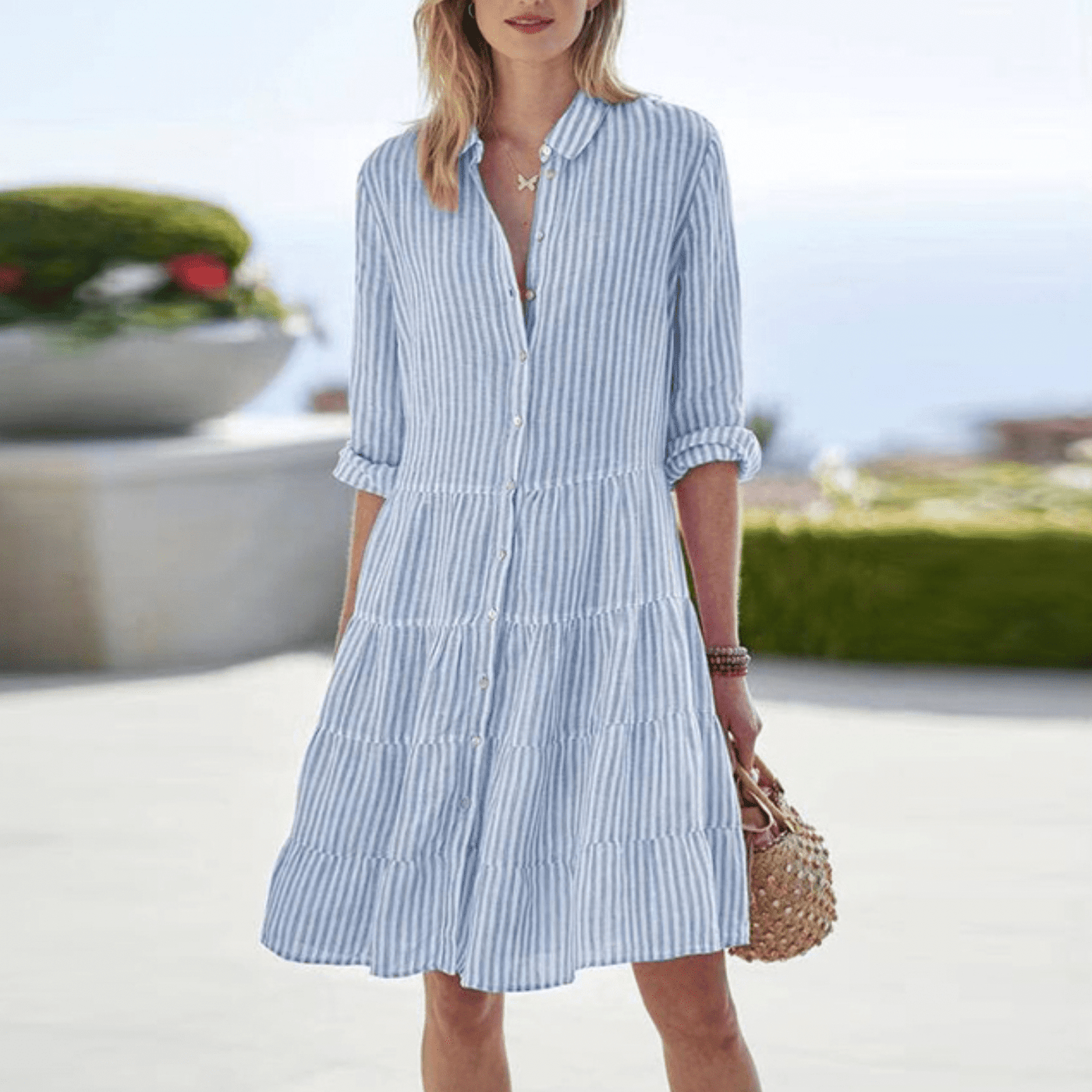 Dorothea | Breezy Striped Dress