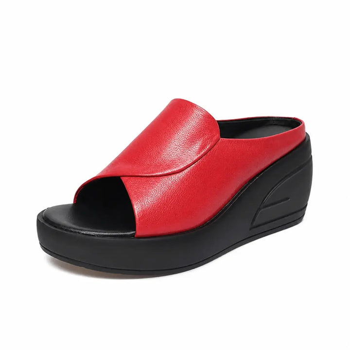Eliza | Orthopaedic Slip-on Wedge Sandals – Everly London