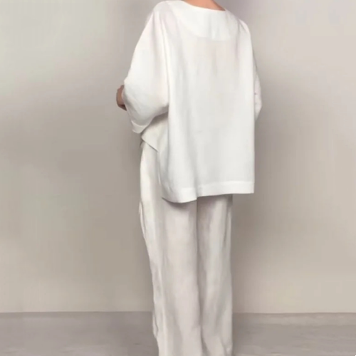 Paulina | Minimalist Wide Two-Piece Set