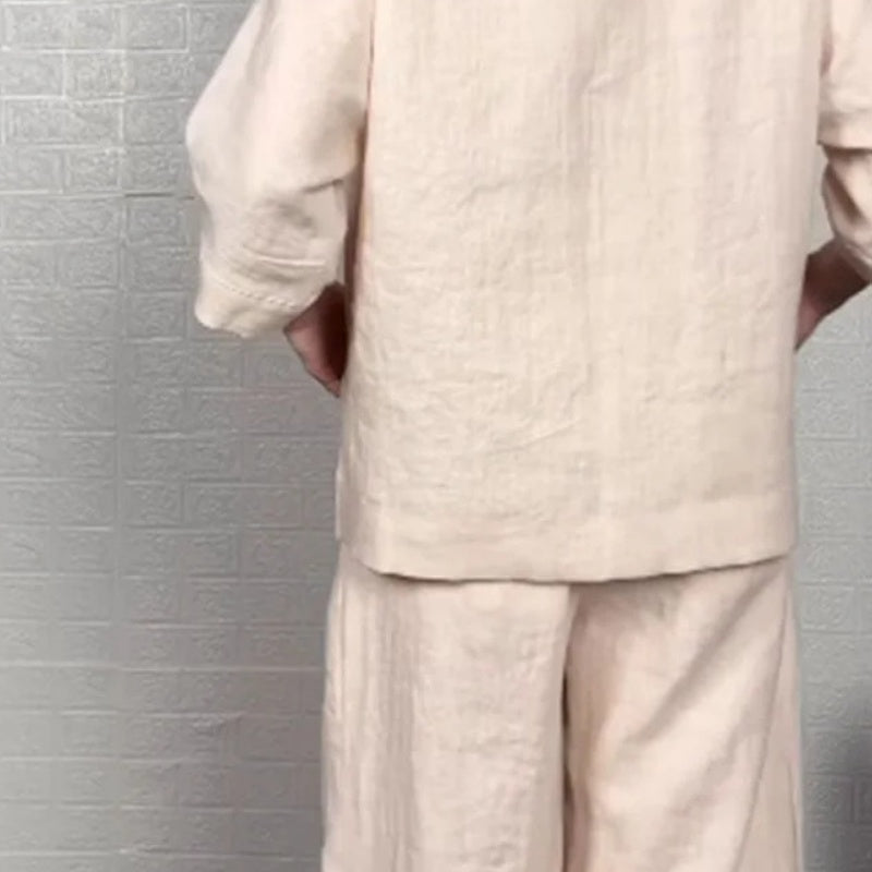 Paulina | Minimalist Wide Two-Piece Set
